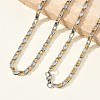 304 Stainless Steel Chain Necklaces & Bracelets Sets SJEW-D091-11GP-3