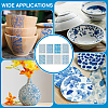 8 Sheets 8 Styles Paper Ceramic Decals DIY-BC0015-04-5
