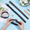 8Pcs 2 Style PU Leather Zinc Alloy Buckles AJEW-NB0006-92A-3