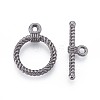Alloy Toggle Clasps X1-PALLOY-F178-01B-2