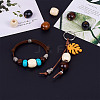 Craftdady Natural Wood Beads WOOD-CD001-03-LF-36