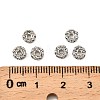 Brass Rhinestone Spacer Beads RB-A014-L5mm-01P-2