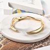 Brass Cuff Bangles BJEW-F482-05G-3