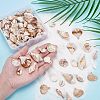 80Pcs 8 Styles Opaque Acrylic Pendants & Links Connectors OACR-PH0004-46-3