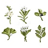 6Pcs 6 Styles Baking Paint Alloy Lapel Pins for Backpack Clothes JEWB-CJ0003-02-1