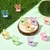 30Pcs 6 Colors Luminous Resin koala Ornaments DJEW-CJ0001-18-6