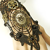 Gothic Style Cloth Lace Finger Ring Bracelets for Women WG5EAD4-01-3