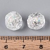 Handmade Foil Glass Beads Strands FOIL-N033-03E-4