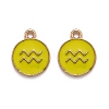 Alloy Enamel Pendants ENAM-S124-01B-14J-1