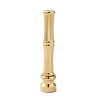 Golden Tone Brass Wax Seal Stamp Head with Bamboo Stick Shaped Handle LS-STAM-K001-05G-F-3