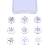 9 Pcs Christmas 304 Stainless Steel Pendants STAS-CJ0001-147-8