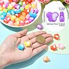 5 Bags Opaque Acrylic Beads OACR-CJ0001-73-2