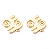 Brass Pendants KK-Z010-08G-2