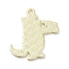 Light Gold Plated Alloy Enamel Pendants ENAM-L041-06E-2