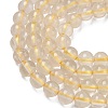 Natural Lemon Quartz(Heated) Beads Strands G-K365-F02-6mm-4