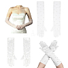 2 Pairs 2 Styles Polyester Gloves AJEW-WR0003-39-1
