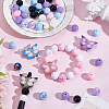 5Pcs Acrylic Spacer Beads OACR-GA0001-30-4