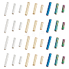 2700Pcs 9 Styles Glass Bugle Beads SEED-PA0001-11-7