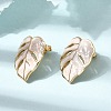 Brass Stud Earrings for Women KK-CBA9D38-05G-01-2