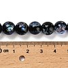 Handmade Dichroic Foil Glass Beads Strands DICH-U001-01C-4