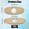 Oval Stainless Steel Faucet Hole Covers STAS-WH20001-18A-G-2