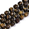 Natural Tiger Eye Beads Strands G-T131-75-1