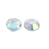 Electroplated Transparent Flat Back Resin Rhinestone Cabochons RESI-XCP0002-44B-2