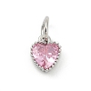 Brass Micro Pave Cubic Zirconia Pendants KK-H204-01P-02-1