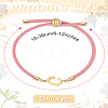 1Pc Adjustable Nylon Cord Slider Bracelets for Women BJEW-LP0001-32C-03-2