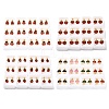 304 Stainless Steel Stud Earrings EJEW-F396-02A-G-2