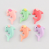 Scrapbook Embellishments Flatback Cute Dolphin Plastic Resin Cabochons CRES-Q130-M-1