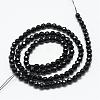 Natural Black Onyx Bead Strands G-R344-3mm-43-2