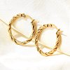 201 Stainless Steel Hoop Earrings EJEW-Q026-09G-4