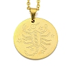 Constellation Pendant Necklaces LS-NJEW-S422-04G-08-1