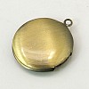 Brass Locket Pendants KK-MSMC002-M1-3