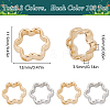 2 Colors CCB Plastic Beads Frames CCB-SC0001-20-2