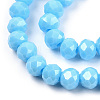 Electroplate Glass Beads Strands EGLA-A034-P6mm-A26-3