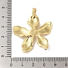 Rack Plating Brass & Cubic Zirconia Pendants KK-L216-068G-3