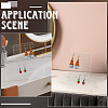 Acrylic Earring Display Stands EDIS-WH20003-03B-4