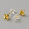 925 Sterling Silver Stud Earring Findings FIND-WH0148-088A-G-2