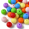 35Pcs Food Grade Eco-Friendly Silicone Focal Beads SIL-FS0001-22A-3