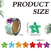 Five-pointed Star Laser Paper Self-Adhesive Stickers DIY-WH0899-277-2