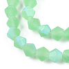 Imitate Austrian Crystal Bicone Frosted Glass Beads Strands LS-GLAA-F029-TM2mm-A24-3