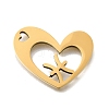 201 Stainless Steel Pendants STAS-A116-01G-12-1