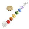 4Pcs 4 Styles Glass Octagonal Bead Hanging Suncatchers HJEW-JM02215-01-4