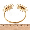304 Stainless Steel Cuff Bangles for Women BJEW-A147-01B-G-5