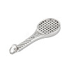 Rack Plating Brass Micro Pave Cubic Zirconia Pendants KK-P269-06P-2