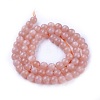 Natural Grade A Sunstone Beads Strands G-G785-03A-2
