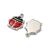 304 Stainless Steel Enamel Pendants STAS-Z081-03P-02-2