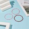 3Pcs 3 Style Natural Jade & Glass Seed Beaded Stretch Bracelets Set for Women  BJEW-JB09171-02-2